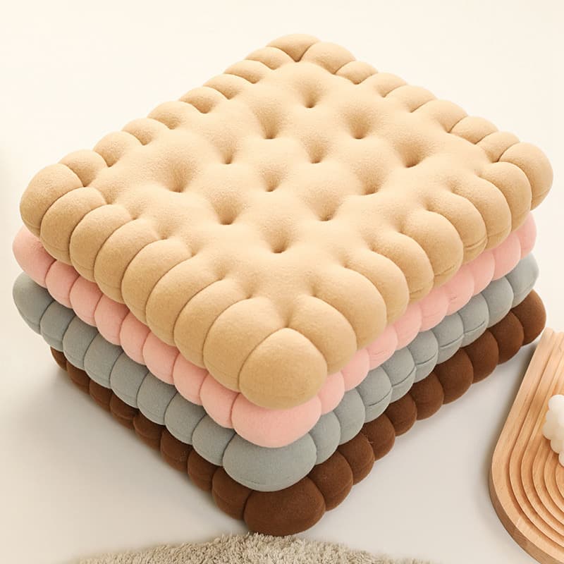 Wholesale Crystal Velvet Biscuit Cushion Tatami Floor Cushion for Long Sitting on Ground Chair Pad Dormitory Office Dining Chair Pad