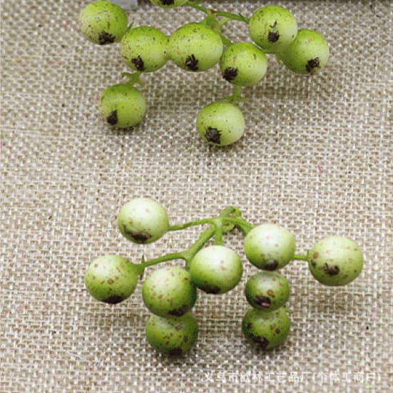 Realistic Artificial Berry 9-Branch Foam Fruit DIY Craft Wreath Material Wedding Headpiece Flower Accessory Decoration High Simulation