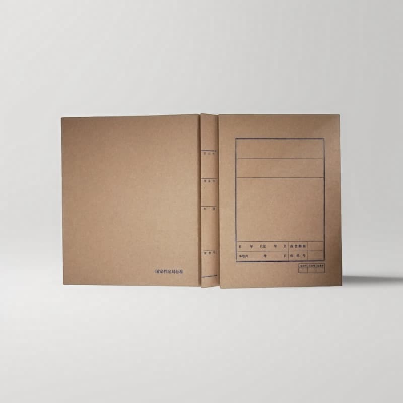 Kraft paper file cover cover file folding file data binding financial office storage folder a4 extra thick