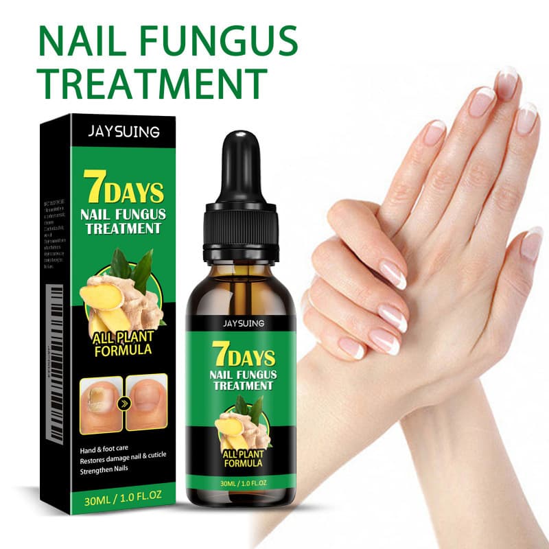 Jaysuing Ginger Nail Care Liquid, Nail Fungus Care, Soft Nail Brightening, Hand and Foot Nail Moisturizing Liquid