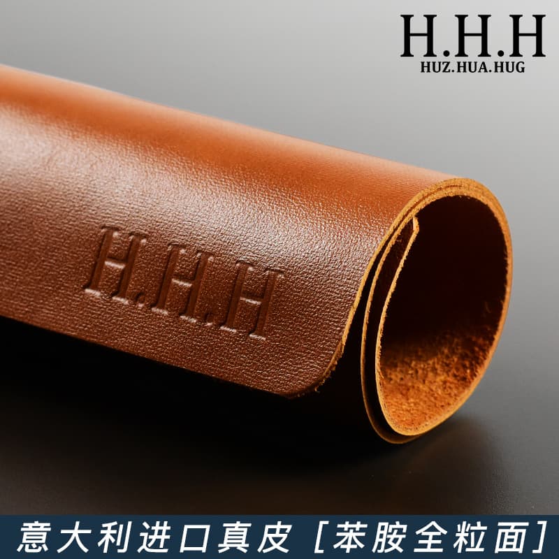 Huzi Huage Italian Imported Full-Grain Aniline Leather Desk Mat, Genuine Leather Extra Large Office Desk Mat, Executive Desk Pad