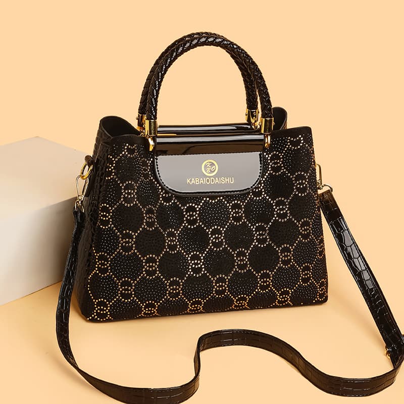 Cross-border high-quality large-capacity multi-compartment women's bag fashion handbag 2025 new shoulder bag commuter crossbody bag