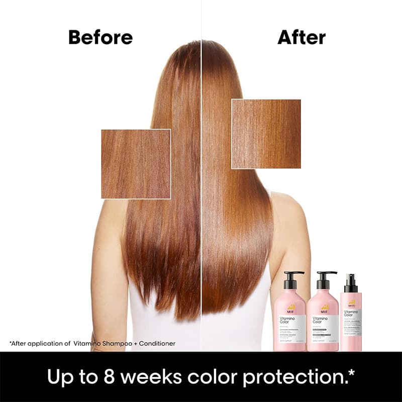 Custom Full English Packaging Pink Bottle Color Fixing Shampoo and Conditioner Set Cross-border Hair Care Product OEM