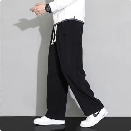 Fashion Korean Style Trendy Brand Youth Streetwear Loose Wide-Leg Comfortable Draping Versatile Casual Pants