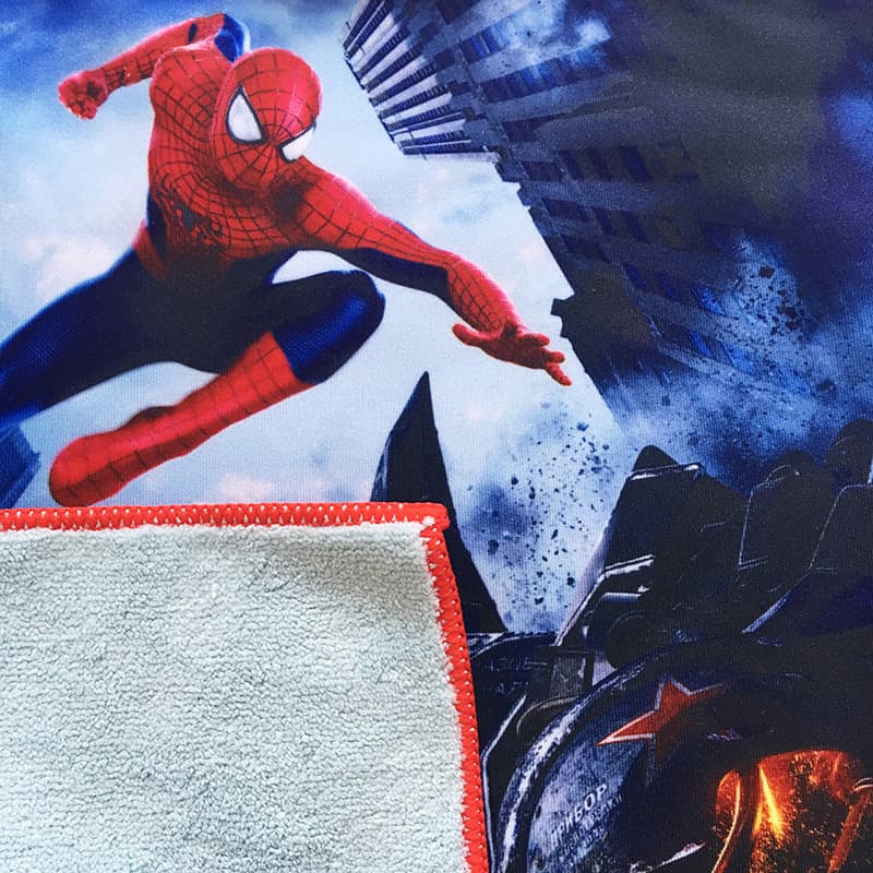 Flat composite heat transfer printing anime cool handkerchief custom factory direct ultra-soft more absorbent than pure cotton