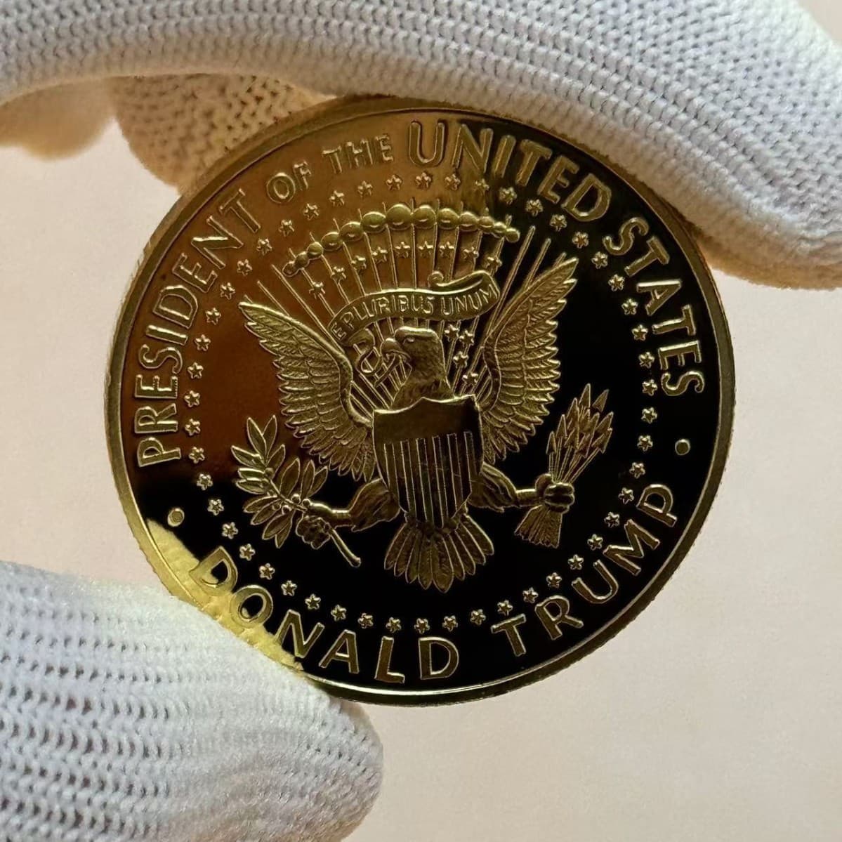 American theme series commemorative medals foreign trade souvenirs Harris founding campaign metal badge 2024 coins
