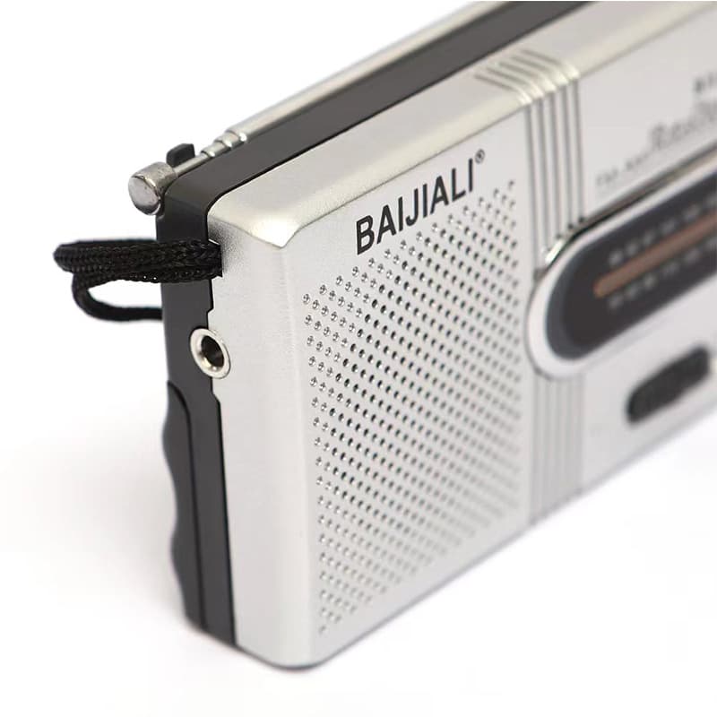 Portable Old Fashioned Multiband AM/FM Radio Dual Band Pocket Size for Elderly People Manual Tuning Single Channel Built-In Speaker
