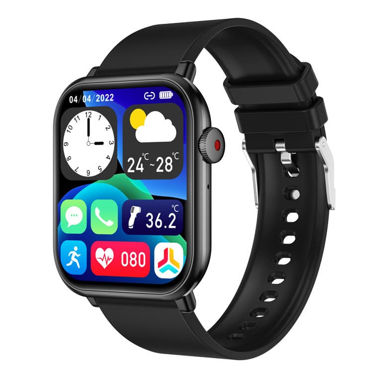 2024 new QX9 smart watch Bluetooth call 8763E1.96 large screen body temperature blood oxygen continuous heart rate