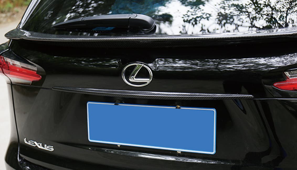 Carbon Fiber Center Spoiler Rear Diffuser Wing for Lexus NX