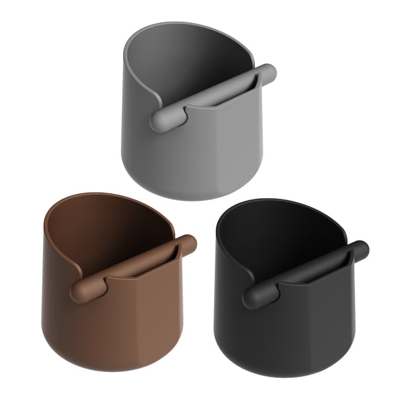 Coffee grounds bucket espresso tap box silicone collection bucket suitable for espresso grinding with removable tap rod