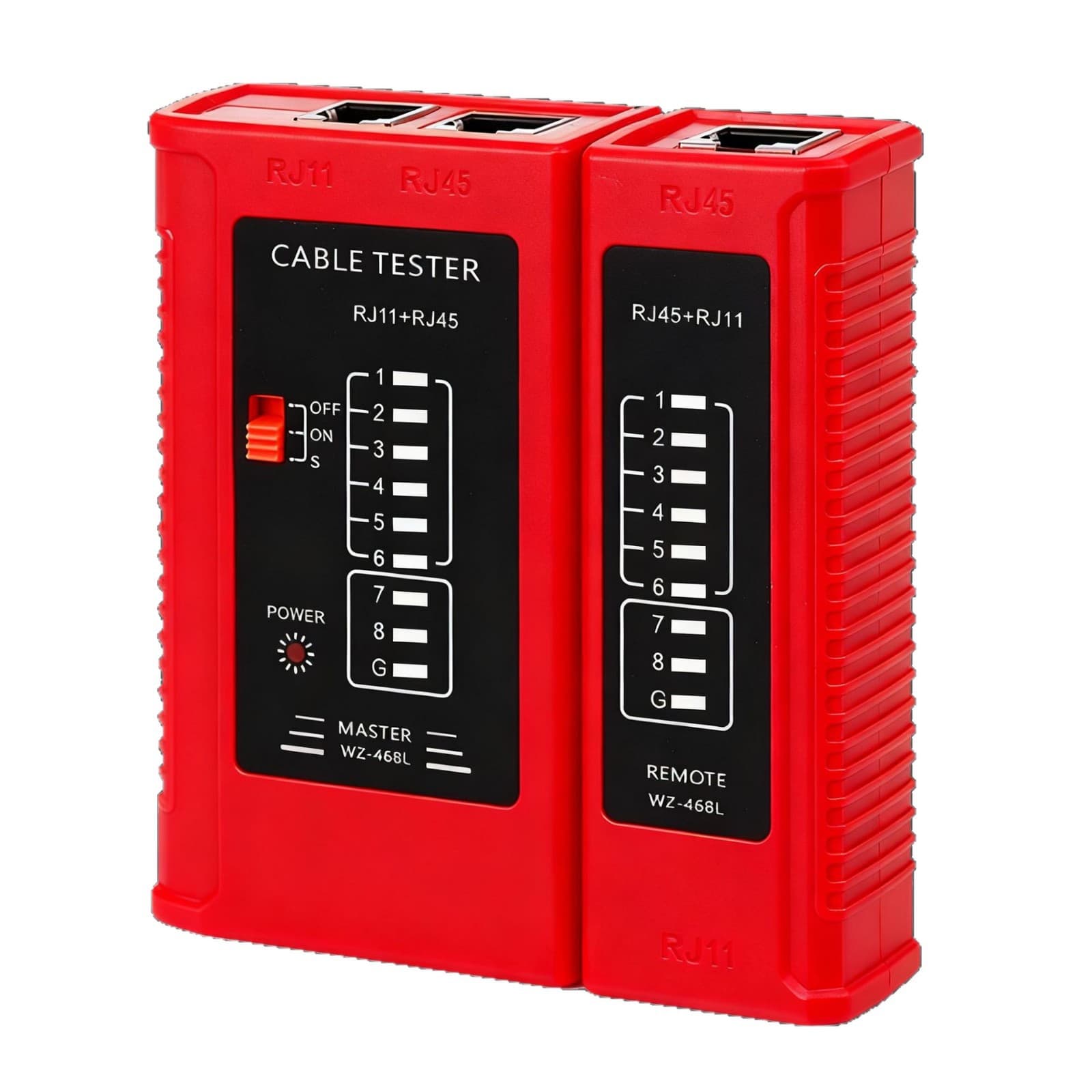 Factory Wholesale Network Cable Tester, Wire Tester for Telephone and Network Cables, LAN Cable Tester