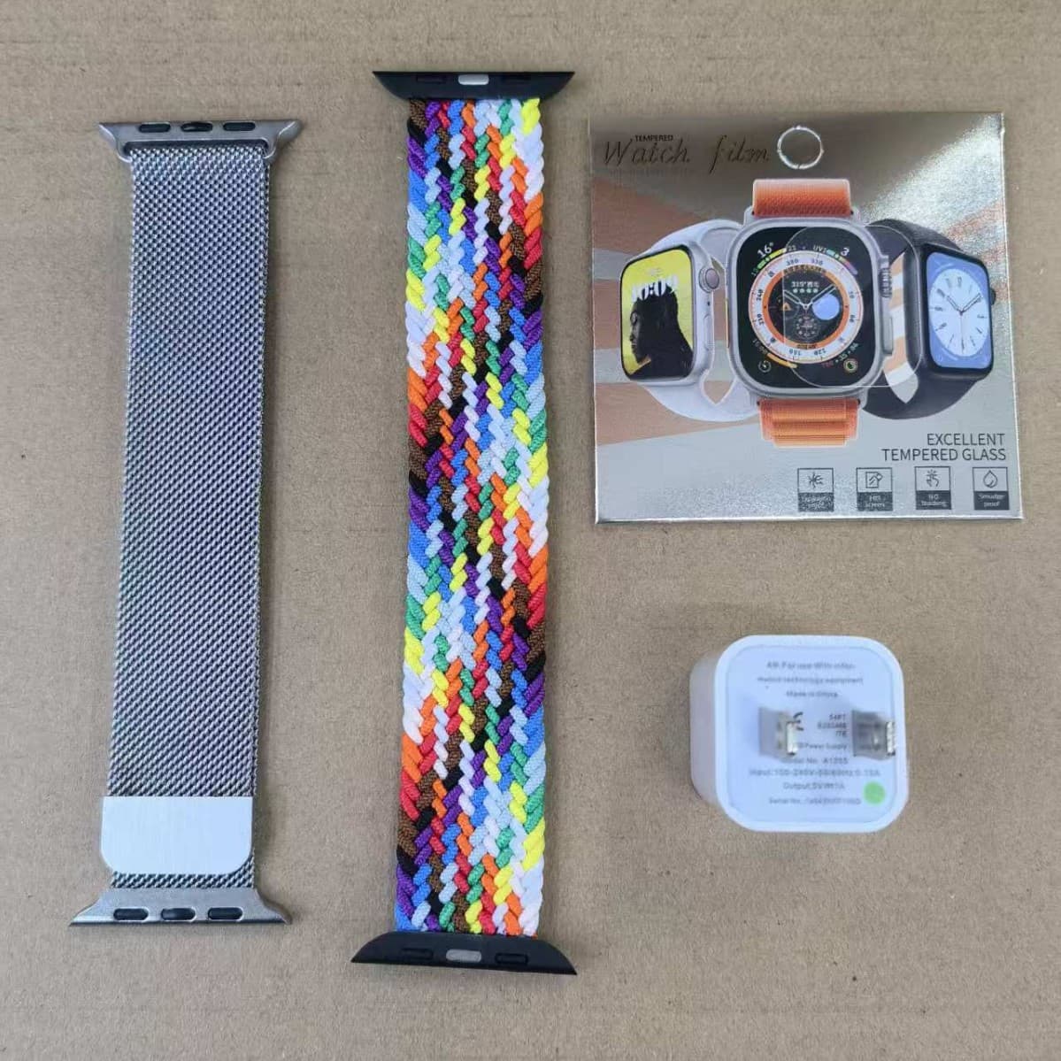 Fruit Watch Ultra Milanese WATCH strap for smart watches portable charging compartment power bank