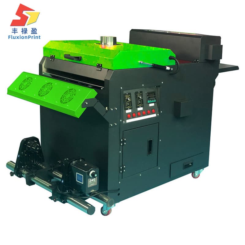 White Ink Direct-to-Film Printer with Shake Powder and Drying Integration, Custom T-shirt Heat Transfer Machine, PET Film Heat Transfer Printer