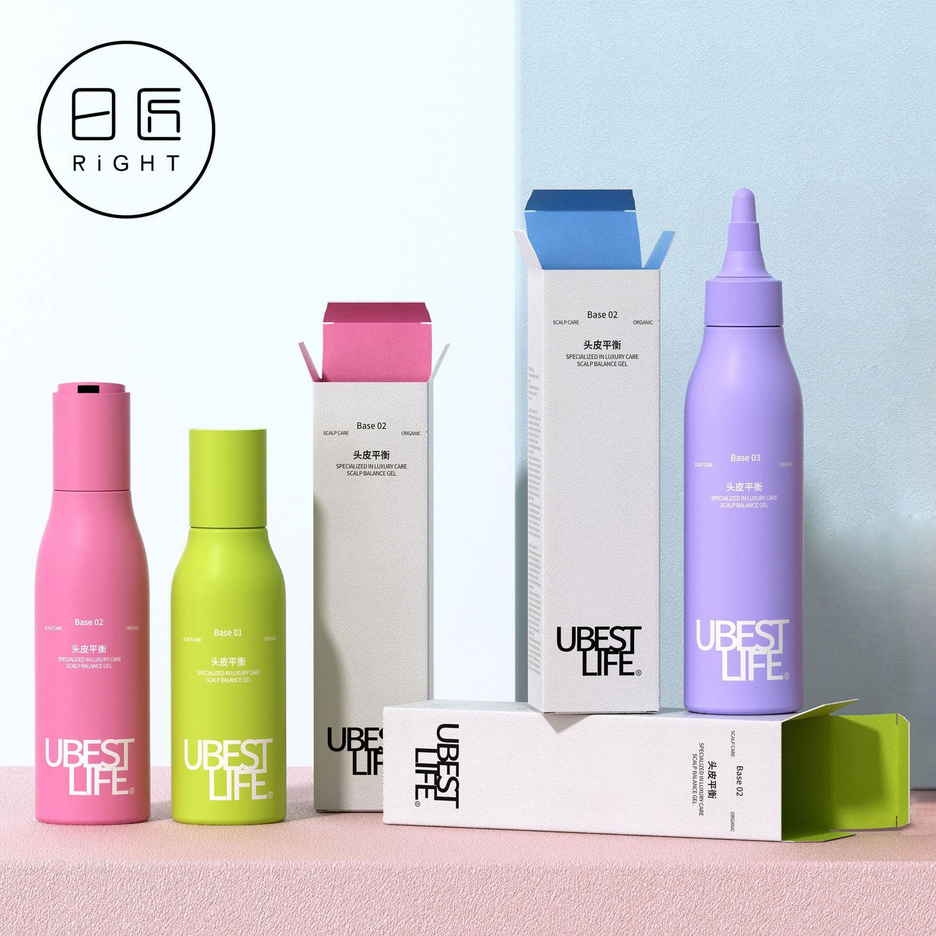 In-Stock Scalp Serum Bottle 100ml Flip-Top Cap Lotion Bottle PE Press Lotion Bottle 150ml Flip-Top Bottle