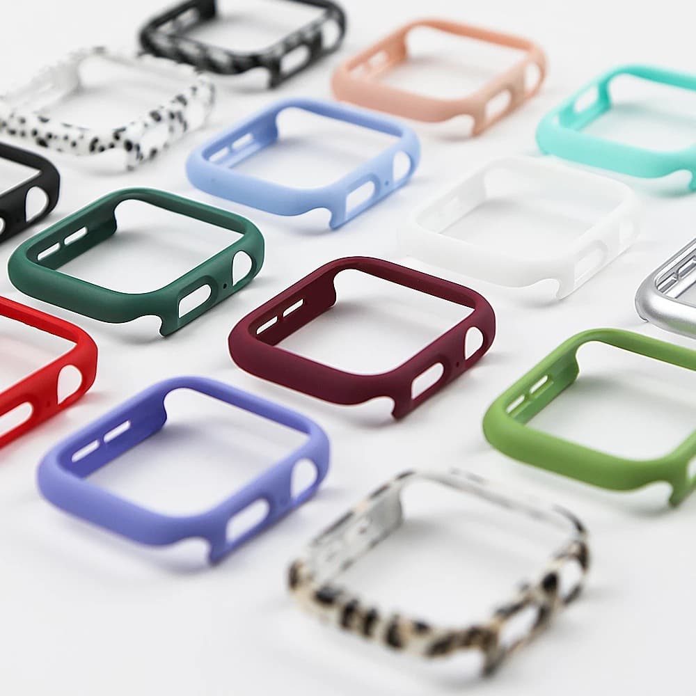 Compatible with Apple iWatch 7 Protective Case Apple Watch Protective Case Apple Watch Case PC Hollow Protective Cover