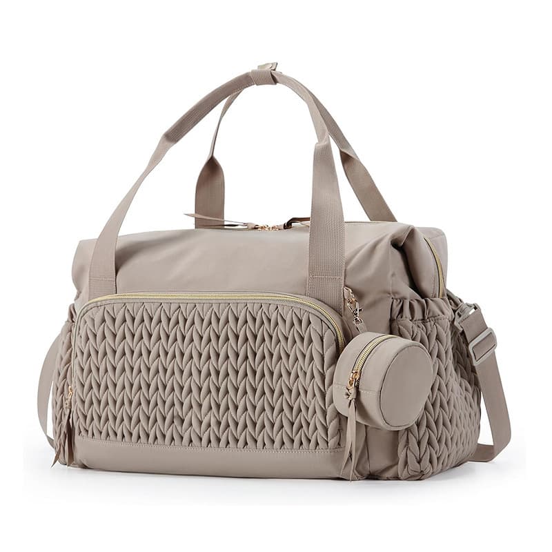 Amazon New Diaper Bag Tote Large Capacity Travel Diaper Bag Maternity Hospital Bag with Pacifier Case