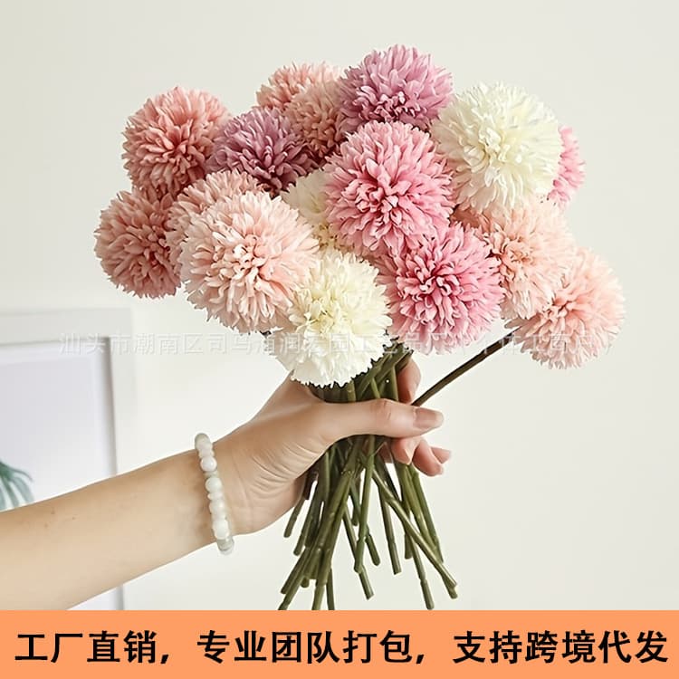 Cross-border hot-selling hydrangeas, artificial flowers, artificial flowers, wedding celebrations, home gardens, courtyard decorations and floral arrangements, wholesale source manufacturers