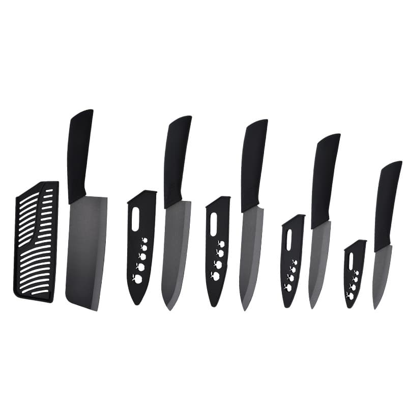 Ceramic Knife Set Full Kit Black Zirconia Knife Food-Grade Ceramic Knife Fruit Knife Gift Set