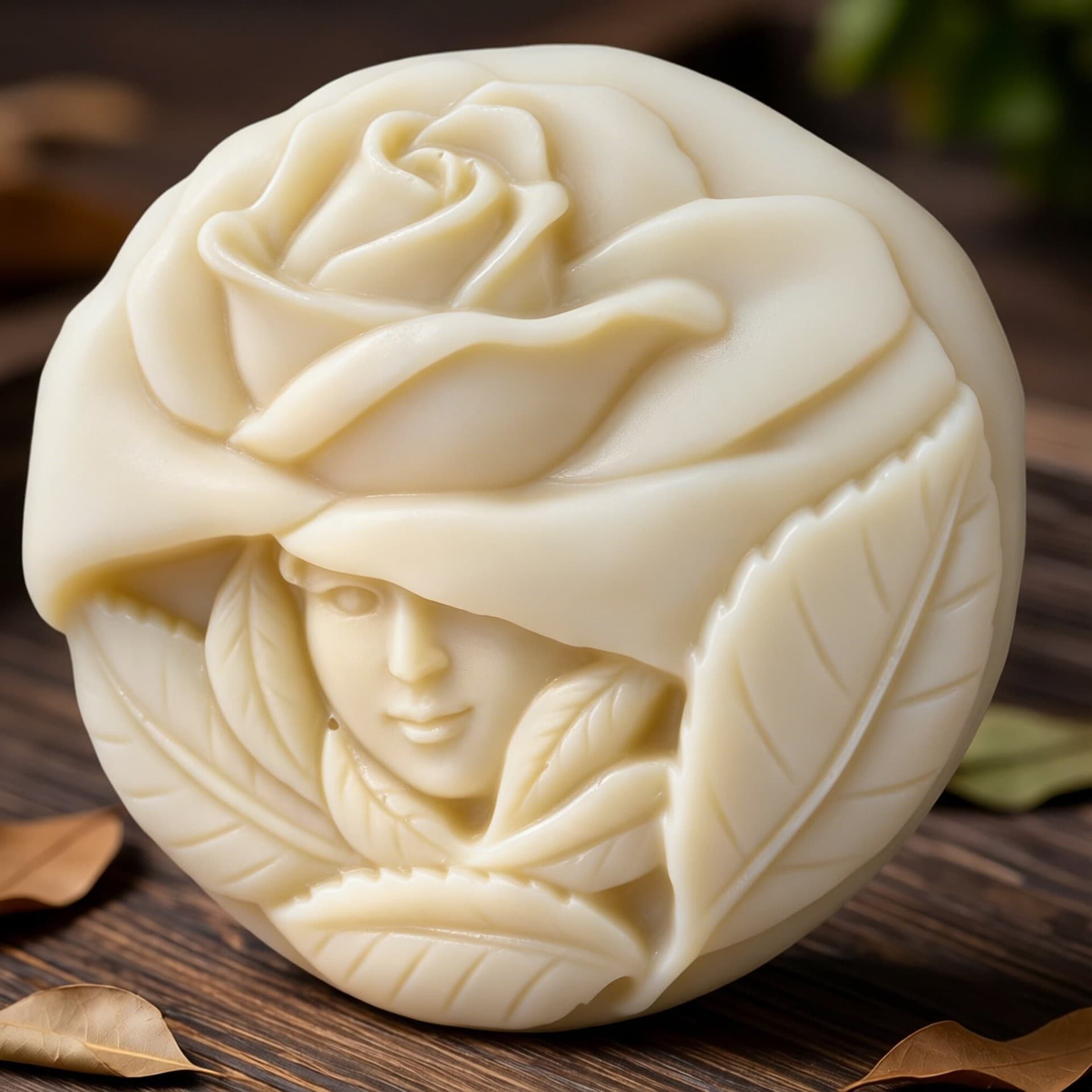 C163 Soap Mold / Handmade Soap Mold / Silicone Mold / Soap Mold / Silicone Soap Mold Rose Girl