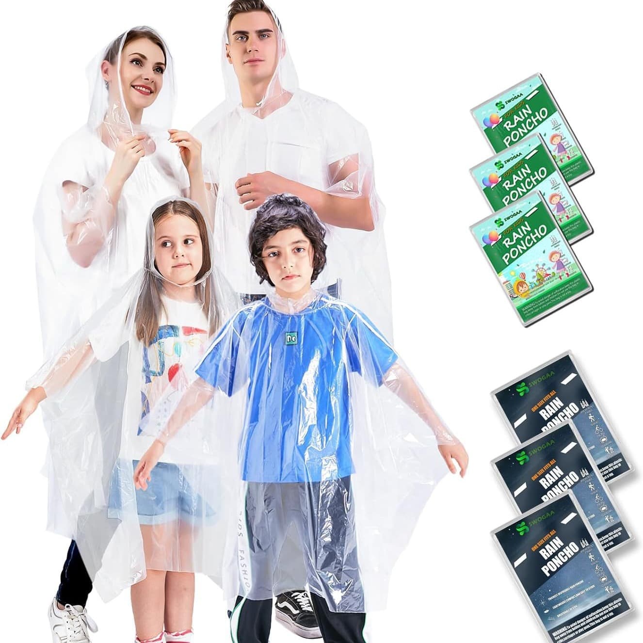 Factory Wholesale Disposable Poncho Raincoat Adult PE Cycling Raincoat Hiking Travel Portable Rain Poncho