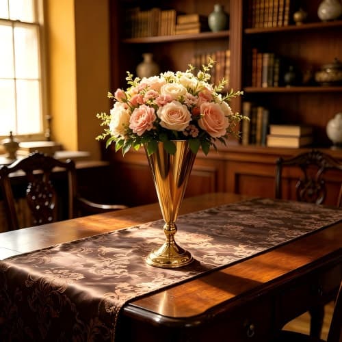 Table flower shelf, wedding props, European iron flower ware, main table decoration, flower arrangement, golden utensils and ornaments