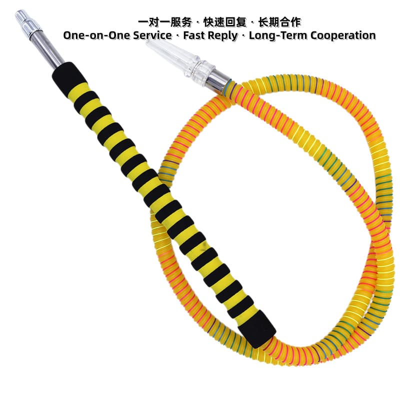 Export Quality Arabic Hookah Hose 1.8M Foam Handle PVC Hose Shisha Hose