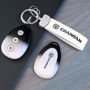 For Changan Qiyuan A07 Key Case A06 Car Accessories Q07 Key Q05 Full Coverage Transparent Protective Case with Clip