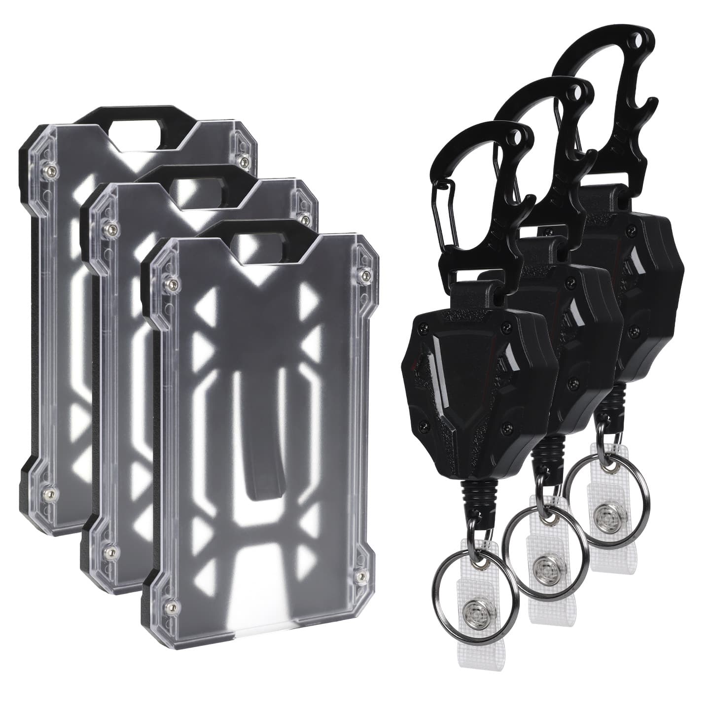 High resilience easy-pull card holder anti-lost extension wire rope ID card retractable keychain pull rope easy-pull buckle
