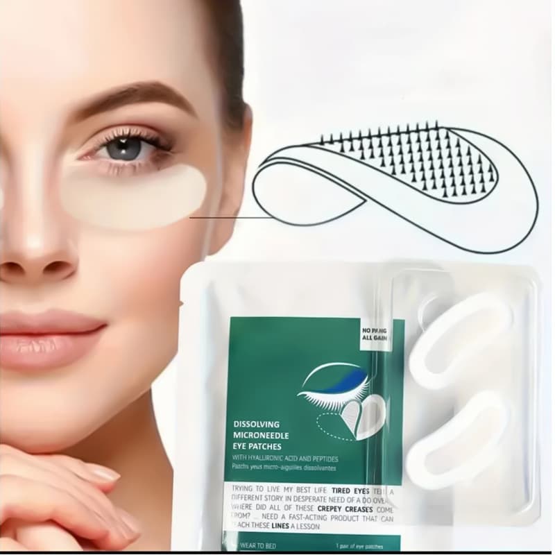 Wow, custom peptide microneedle eye patches, PEPTIDE MICRONEEDLE PATCHES OEM processing for cosmetics