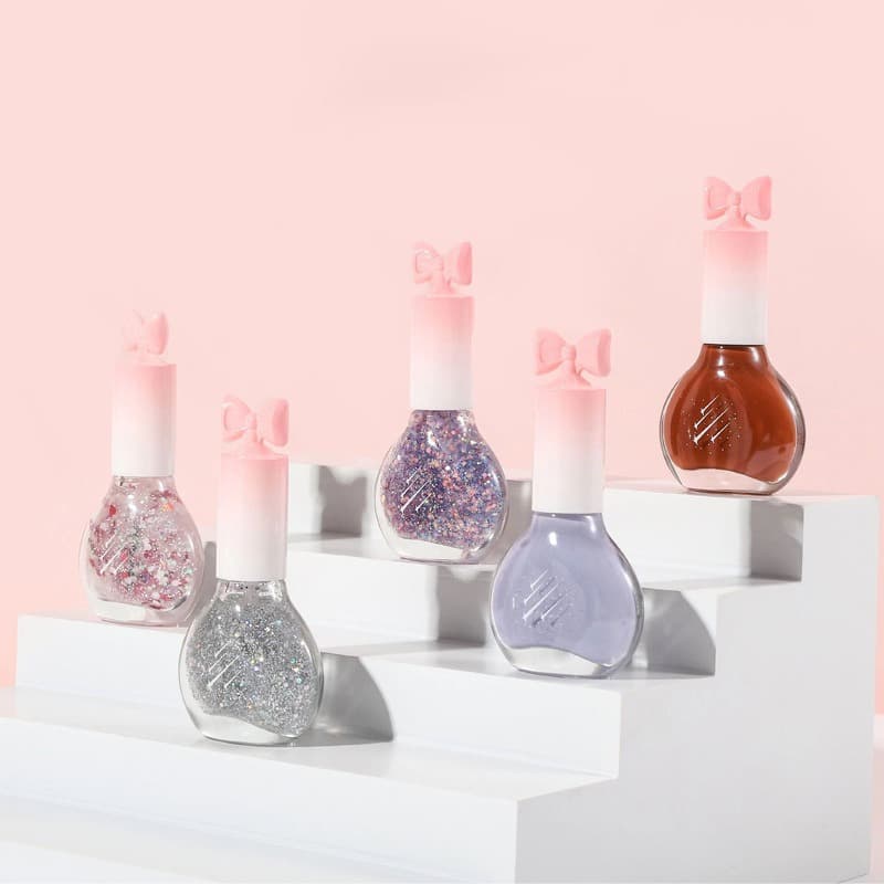 Nail Polish No-Bake Quick-Dry Non-Peelable Nude Glitter Base Coat Top Coat Professional Nail Salon Oil-Based Nail Polish