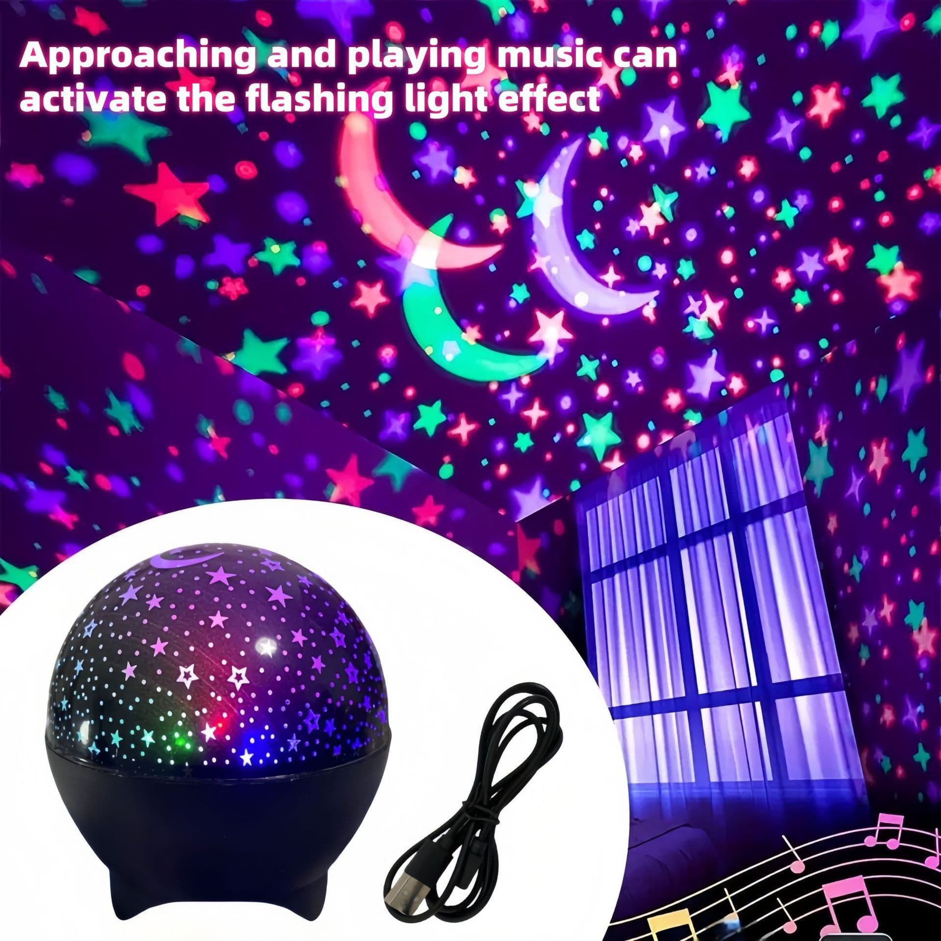 Amazon SY TK Christmas with colorful creative dreamy mini starry sky Northern Lights projection light ambient light
