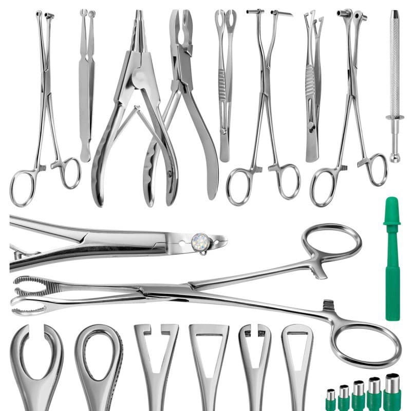 Professional Piercing Tool Pliers, Leather Punch, Tattoo Navel Piercing Positioning, Triangular Opening Pliers Punch Tool