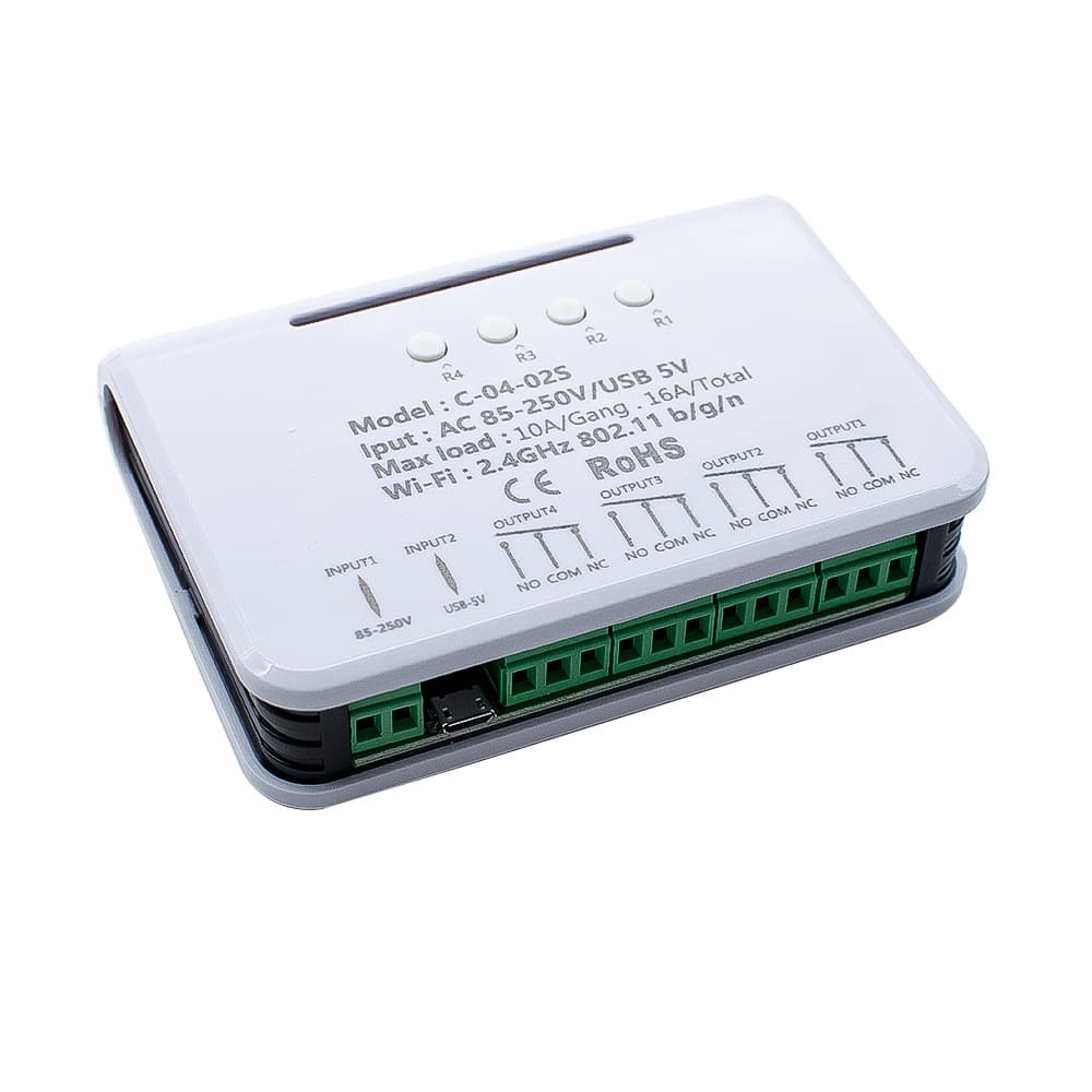 4CH R3 4-channel WIFI smart switch, remotely controlled via eMicroLink APP, multi-channel timer control switch