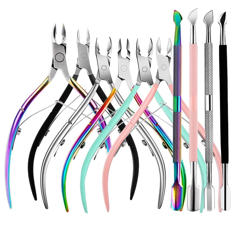 Cross-border Supply Easy Cut D501 Cuticle Nipper Ingrown Toenail Clipper Nail Clipper Manicure Tool Set Nail Steel Pusher Fork