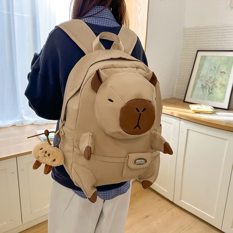 Little Red Book's same cute cartoon bear backpack female ins Japanese primary school bag mini children's backpack