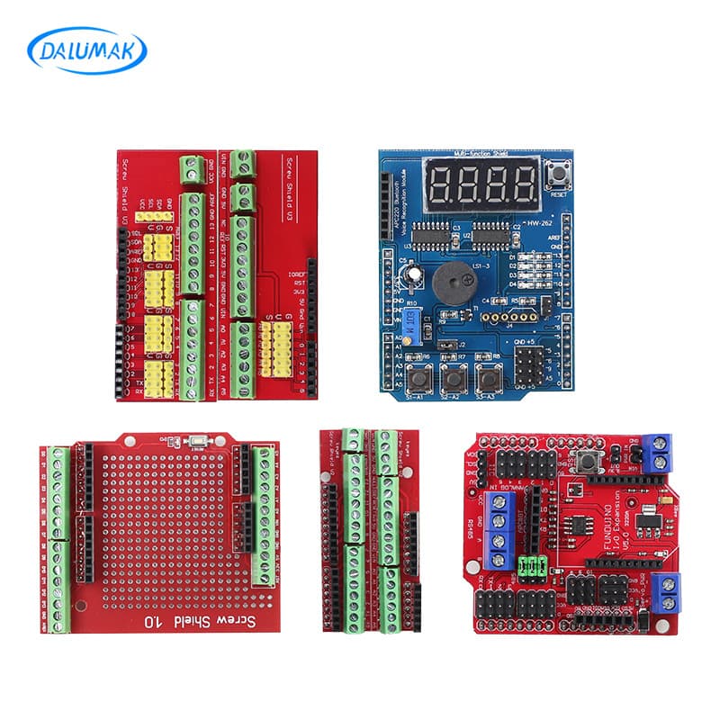 UNO R3 terminal block expansion board; Proto Screw Shield V3 sensor I/O terminal block expansion board