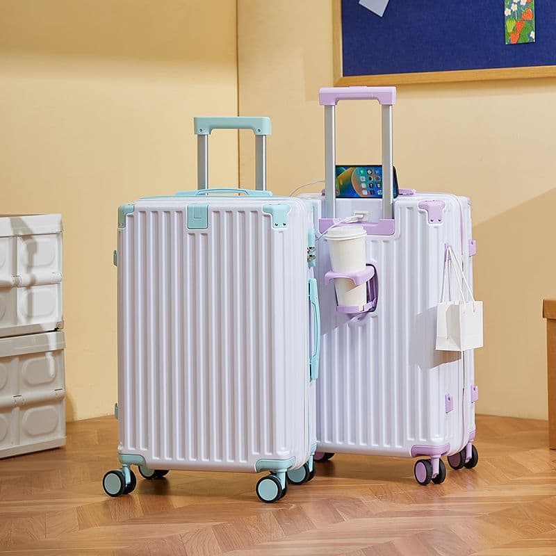 New Large Capacity Multi-Functional Spinner Suitcase, Durable and Sturdy Student Password Luggage Travel Case