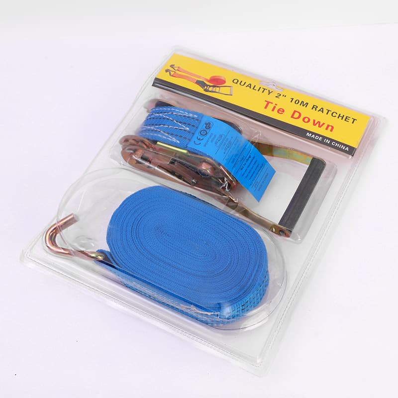 Q235 Ratchet Tie-Down Straps for Trucks, Container Cargo Lashing Ratchet Straps, Cargo Tightener