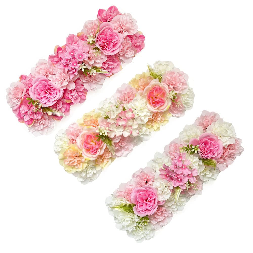 Carefully selected wedding simulated floor flower arrangement silk flowers decoration fake flower flower arrangement hotel flower wall road guide wedding arch floral art