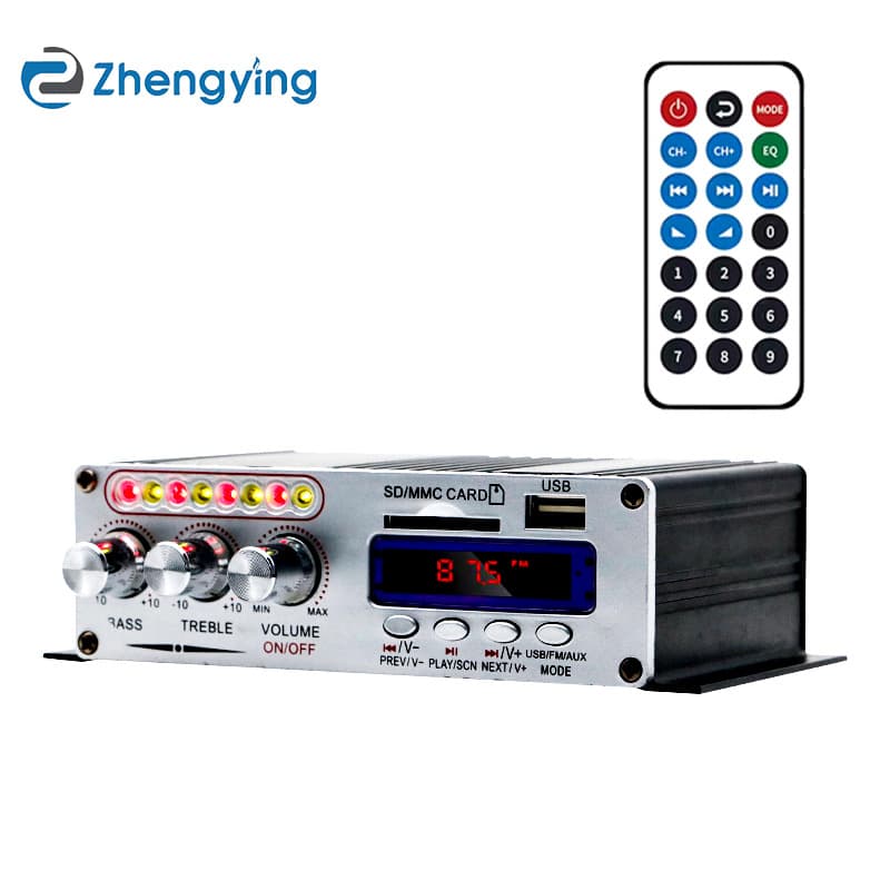 Neutral mini 5.0 Bluetooth power amplifier computer MP3U disk SD card playback radio function 12V car power amplifier