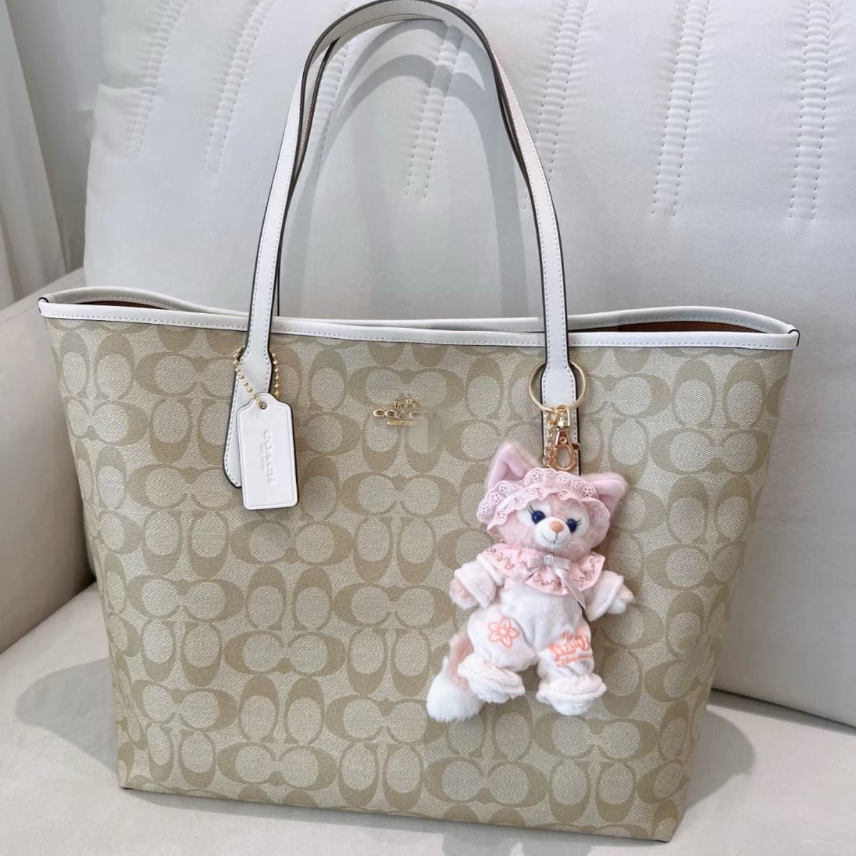 C-brand high version City33 tote bag classic monogram magnetic snap shopping bag handbag shoulder bag large capacity women's bag