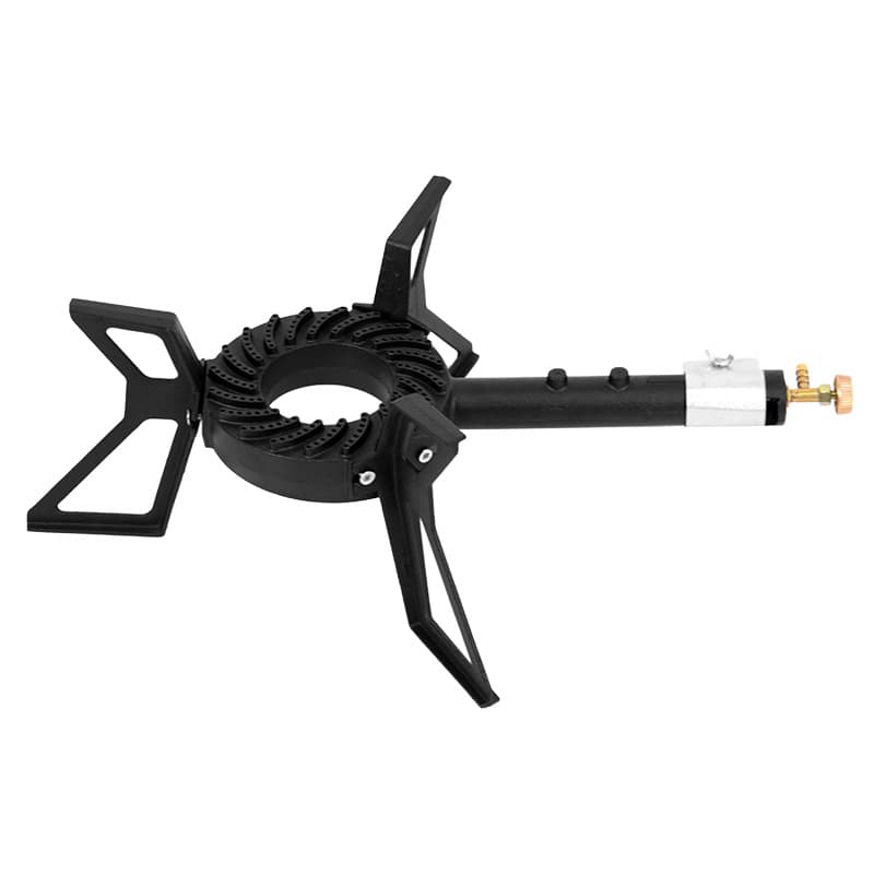 Factory direct supply high-power cast iron gas stove, outdoor camping portable integrated fierce flame stove.
