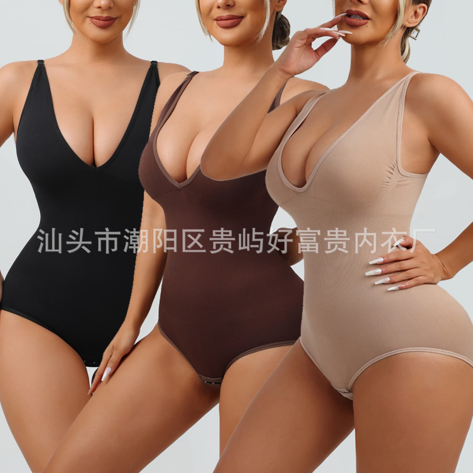 Body-shaping jumpsuit for women, high-waist suspenders, waist-shaping tummy-controlling garment, button-down corset, waist-shaping body-shaping corset, hip-raising corset