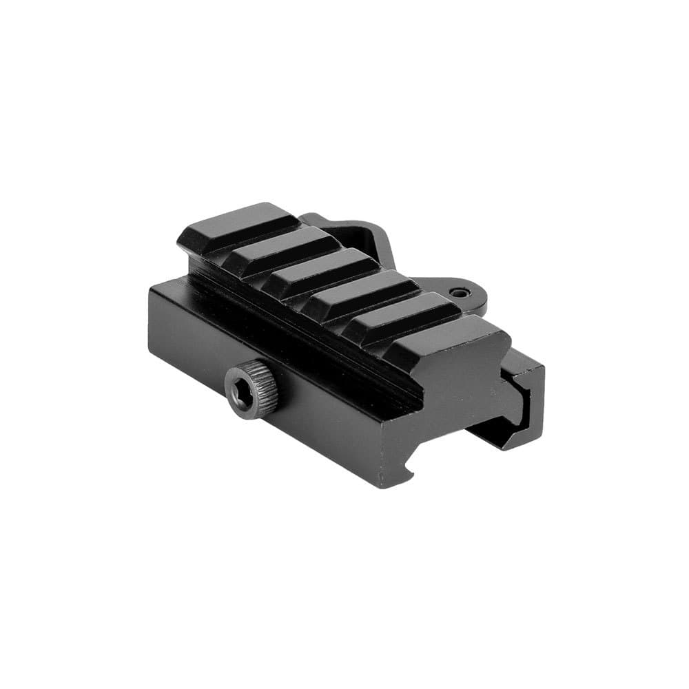QD Quick Detach Mount Picatinny Rail Base Bracket 60mm Length Aluminum Alloy Mount 20mm Clamp 5 Slots