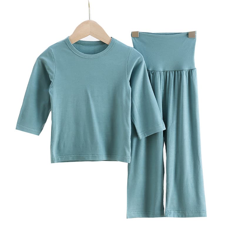 2026 Spring/Summer New Children's Modal High-Waist Underwear Set for Toddler Boys and Girls Cool Air-Conditioned Loungewear
