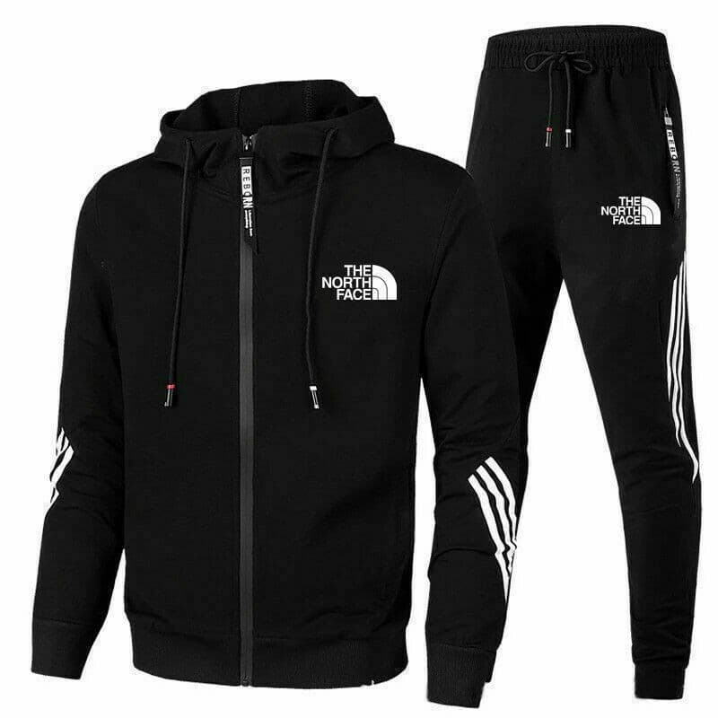 2023 spring and autumn new cross-border foreign trade sports men's suit casual sweatshirt suit fashionable zipper suit