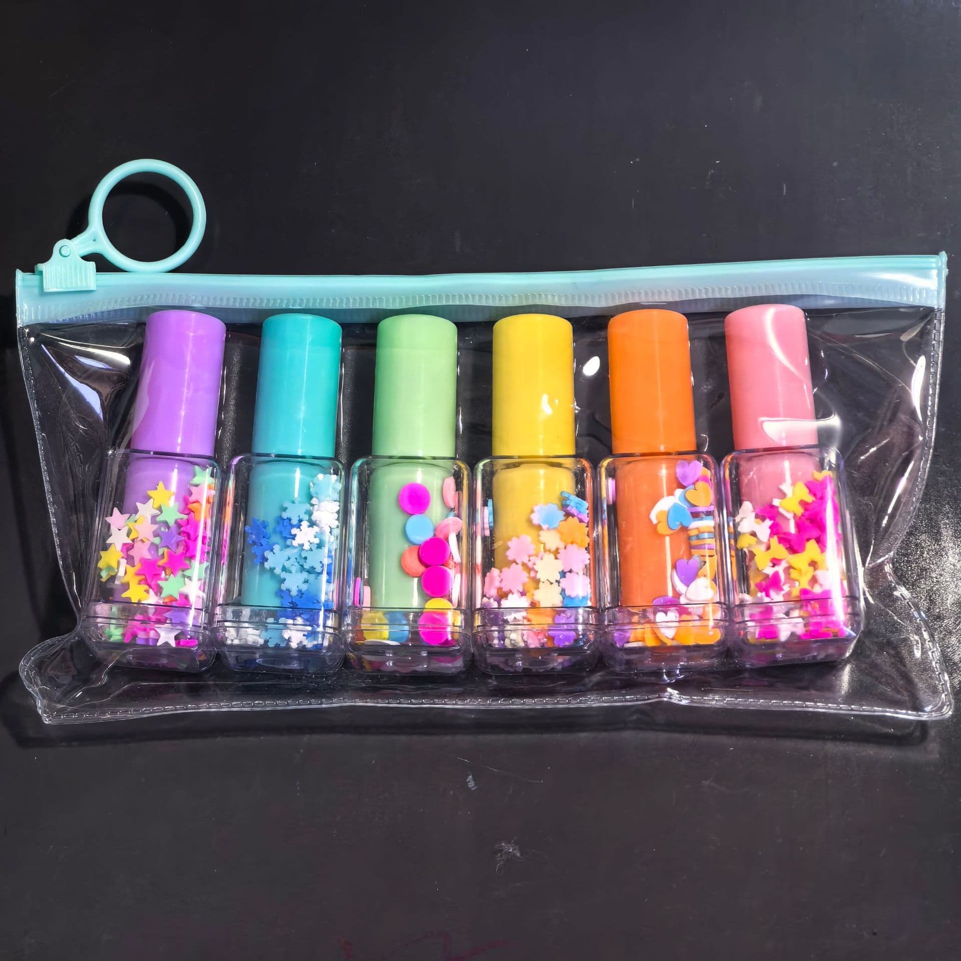 Nail Polish Highlighter Pen, Square Nail Bottle Shaped Highlighter Pen, Nail Polish Advertising Promotional Highlighter Pen