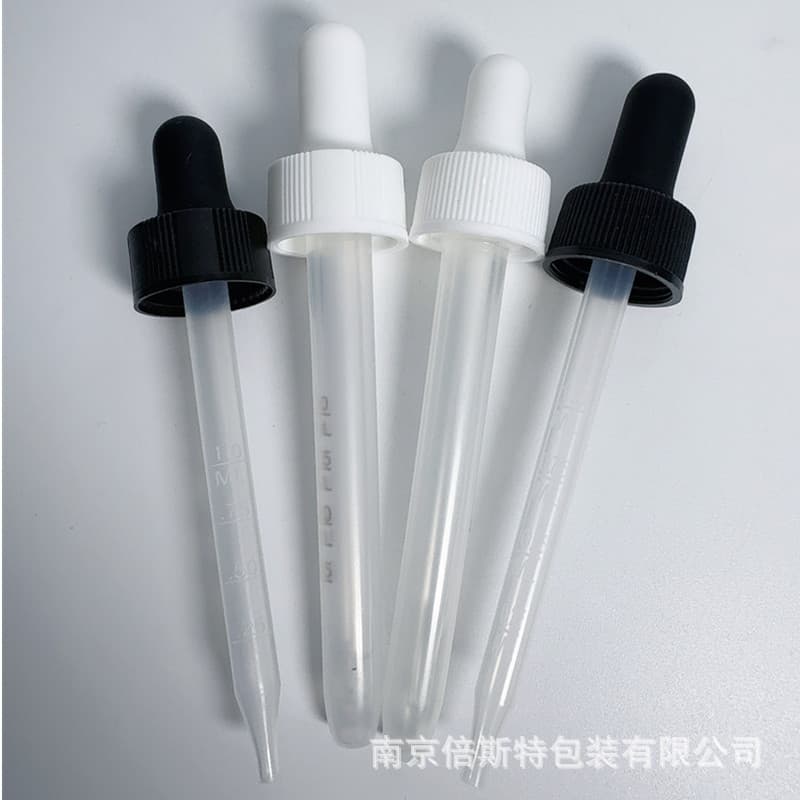 Individually Packed Rubber Bulb Dropper Cap Plastic Dropper 18 20 22 Teeth Rubber Bulb Dropper Dustproof Protective Cover