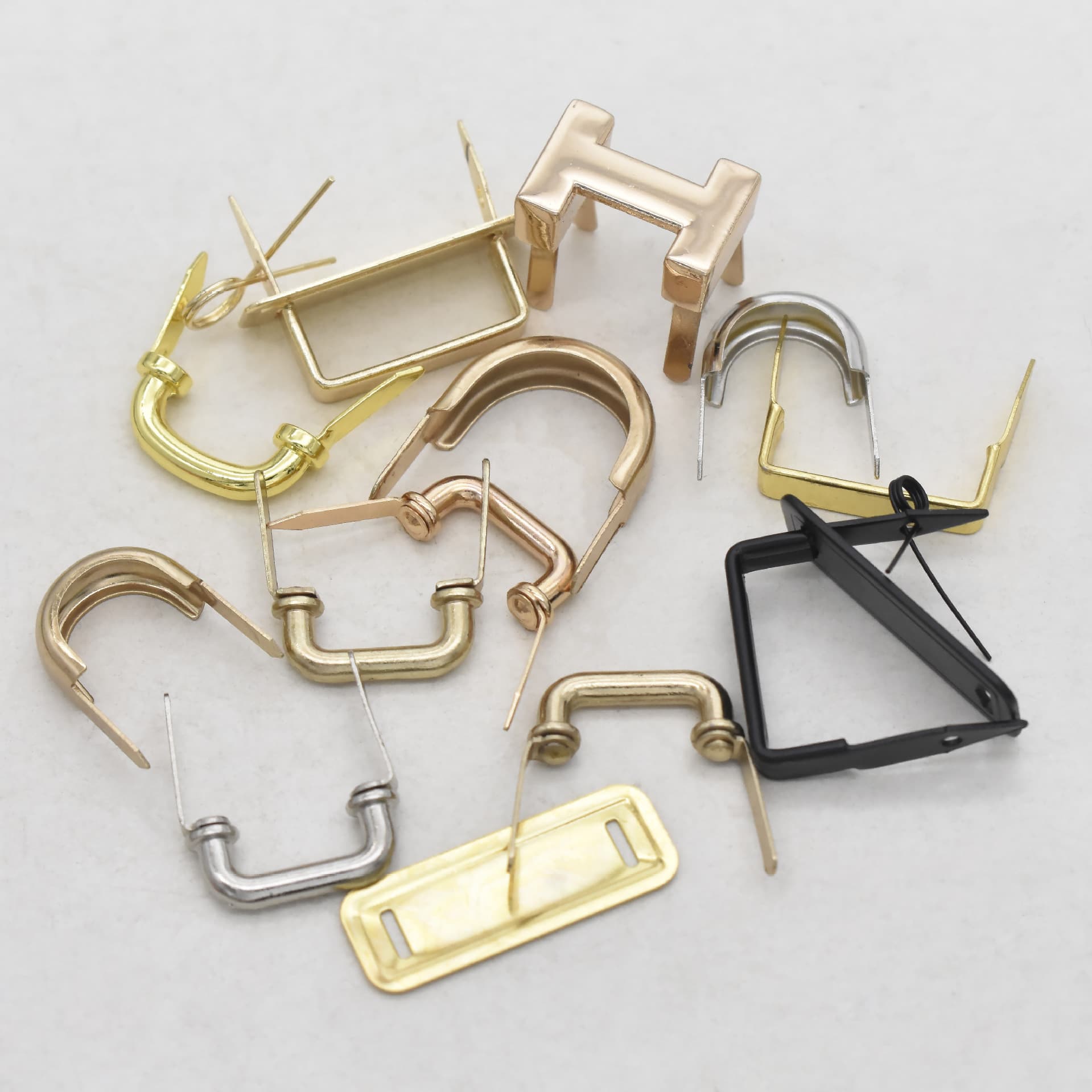 Factory direct sale in stock fast delivery PU leather strip fixing accessories Mid-Autumn gift box arch bridge stabilizer luggage accessories arch bridge