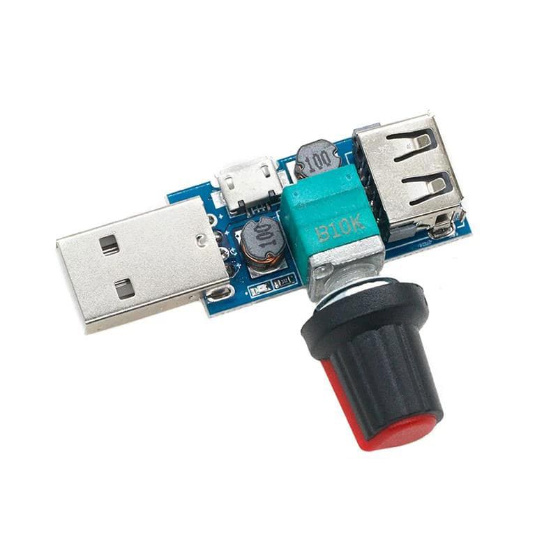 Mini USB Fan Speed Controller Multi-Speed Office Dorm Bedside Cooling Fan Airflow Volume Adjuster